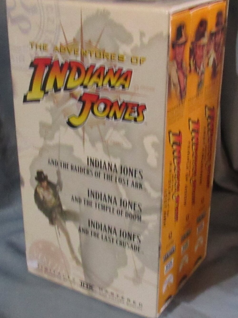 The Adventures Of Indiana Jones Trilogy Digitally Mastered 3 VHS Box Set   Z239